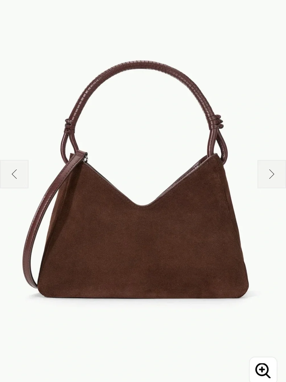 STAUD Valerie Suede Shoulder Bag - Picture 1 of 5